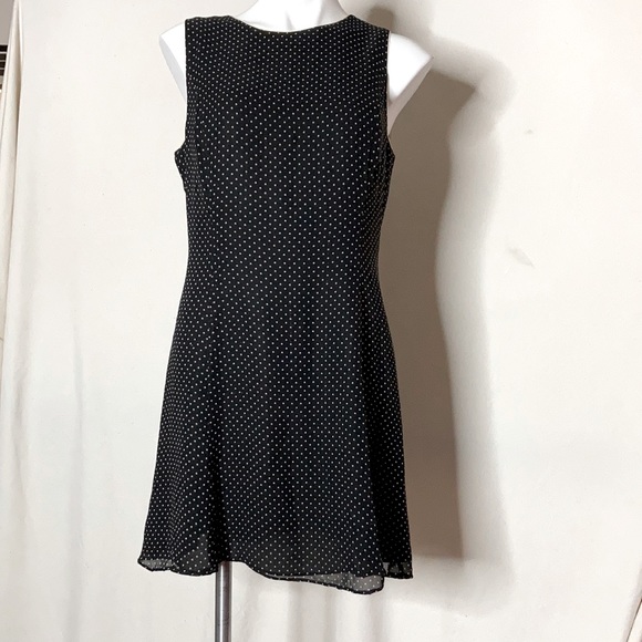 Kay Unger Dresses & Skirts - Kay Unger dark blue with white polka dot dress